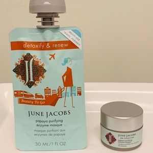 June Jacobs Papaya Purifying Enzyme Mask set NEW